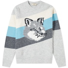 Maison Kitsuné Diagonal Fox Head Knit