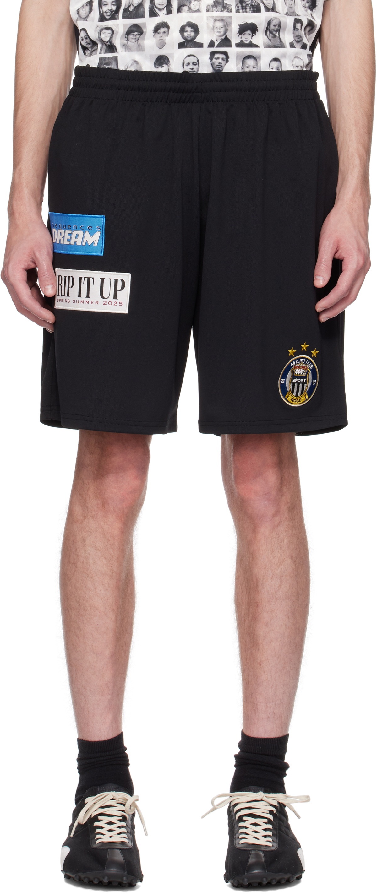 パンツ MARTINE ROSE FOOTBALL SHORTS BLACK Martine Rose – Football Shorts Black