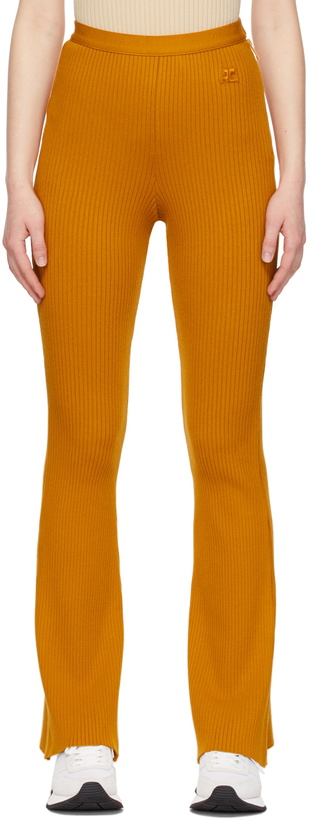 Photo: Courrèges Yellow Classic Knit Lounge Pants