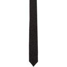 Saint Laurent Black Triangle Print Tie