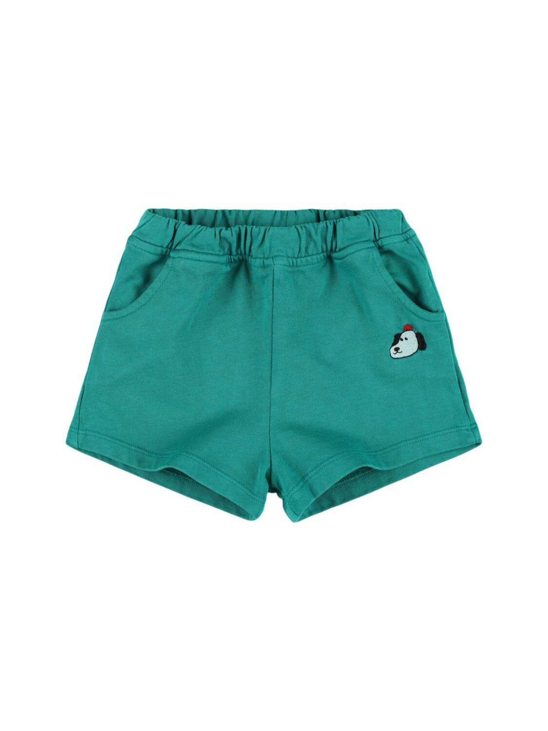 THE CAMPAMENTO Printed Cotton Sweat Shorts