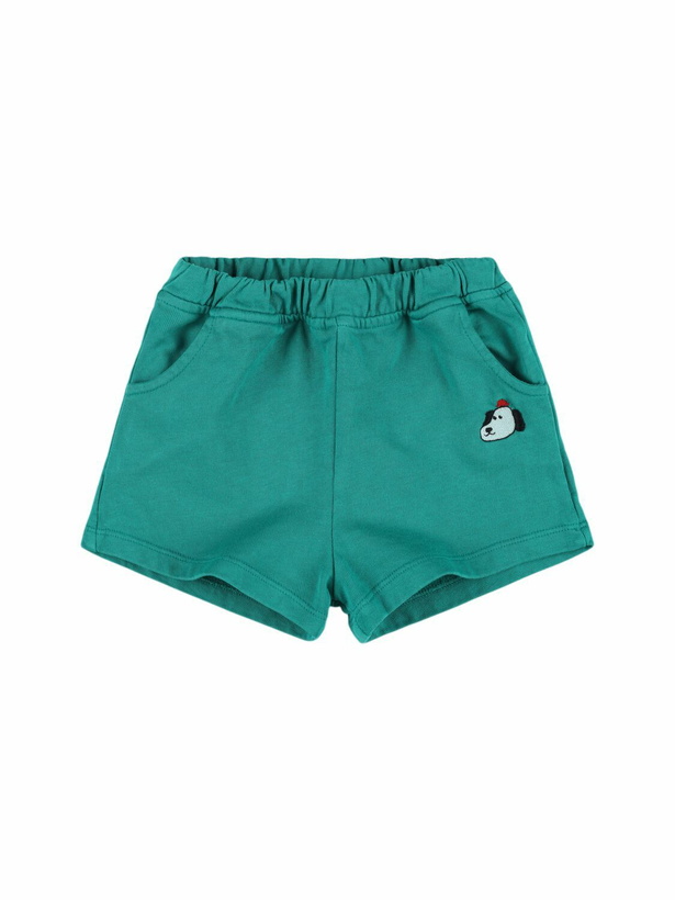 Photo: THE CAMPAMENTO Printed Cotton Sweat Shorts