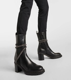 Rene Caovilla Cleo 60 embellished leather Chelsea boots