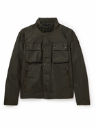 Belstaff - Racemaster Logo-Appliquéd Waxed-Cotton Jacket - Brown