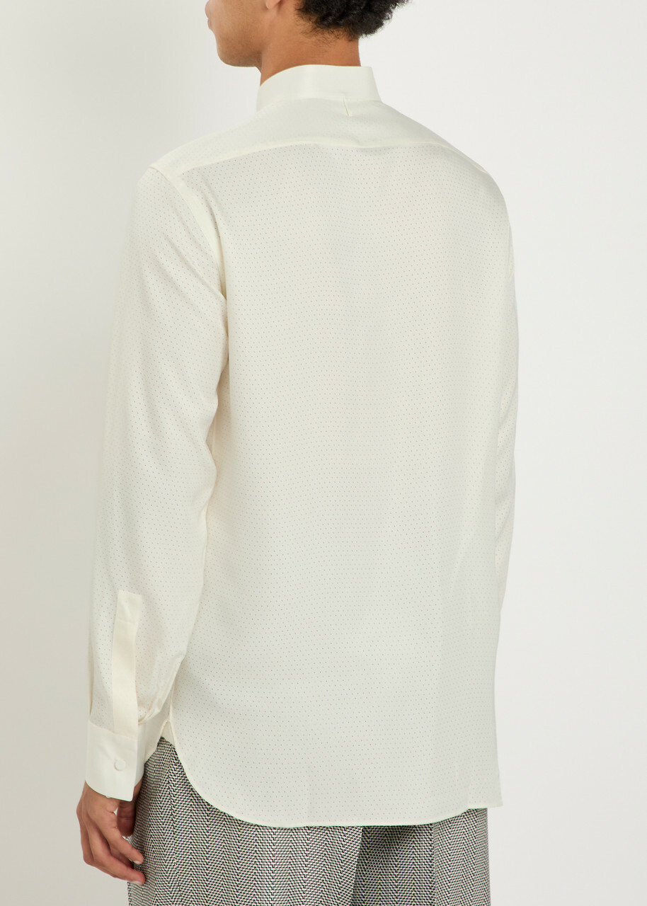 Tom Ford Perforated Silk Shirt White TOM FORD