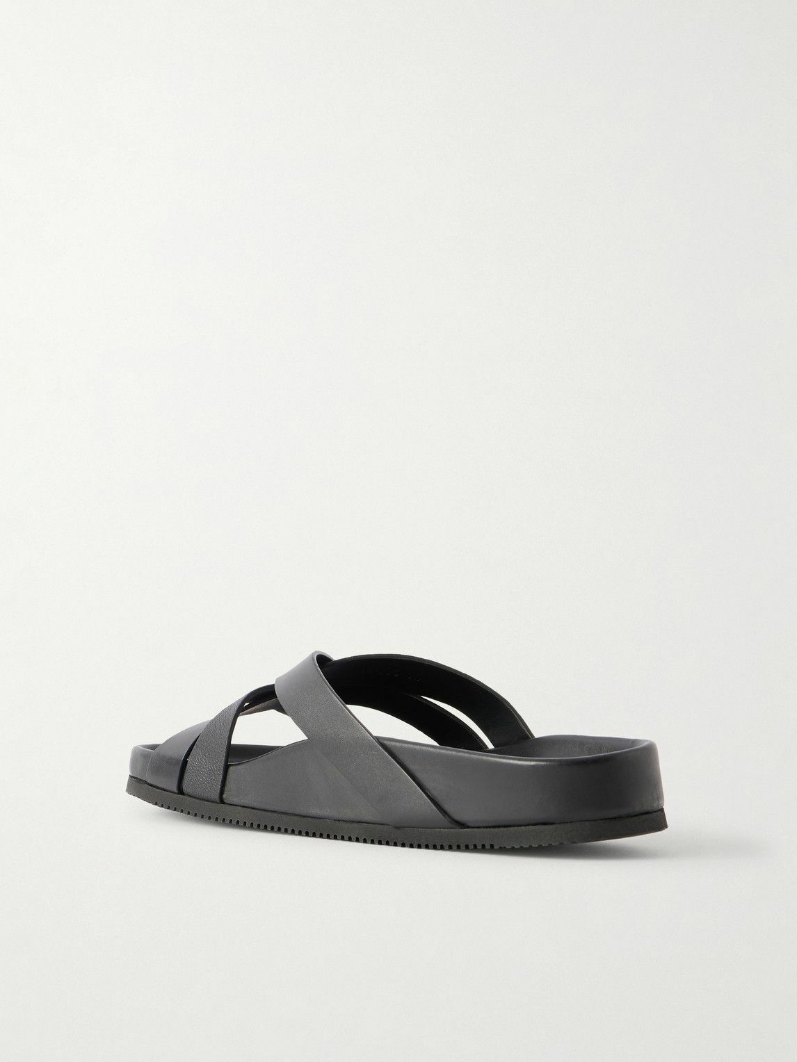 TOM FORD - Woven Leather Sandals - Black