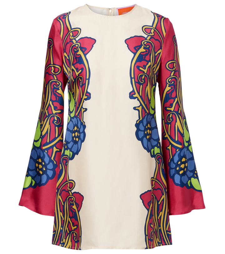 Photo: La DoubleJ Lemuria Placée silk satin minidress