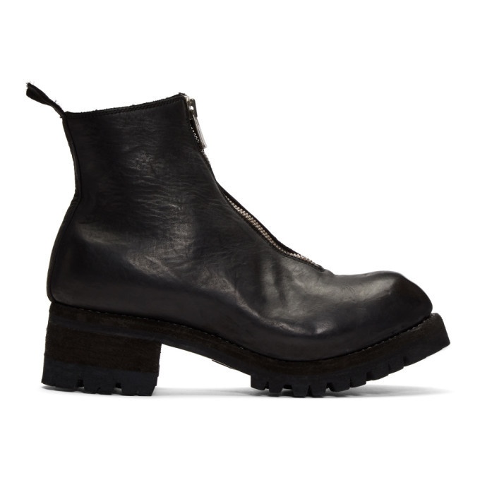 Photo: Guidi Black Front Zip Boots