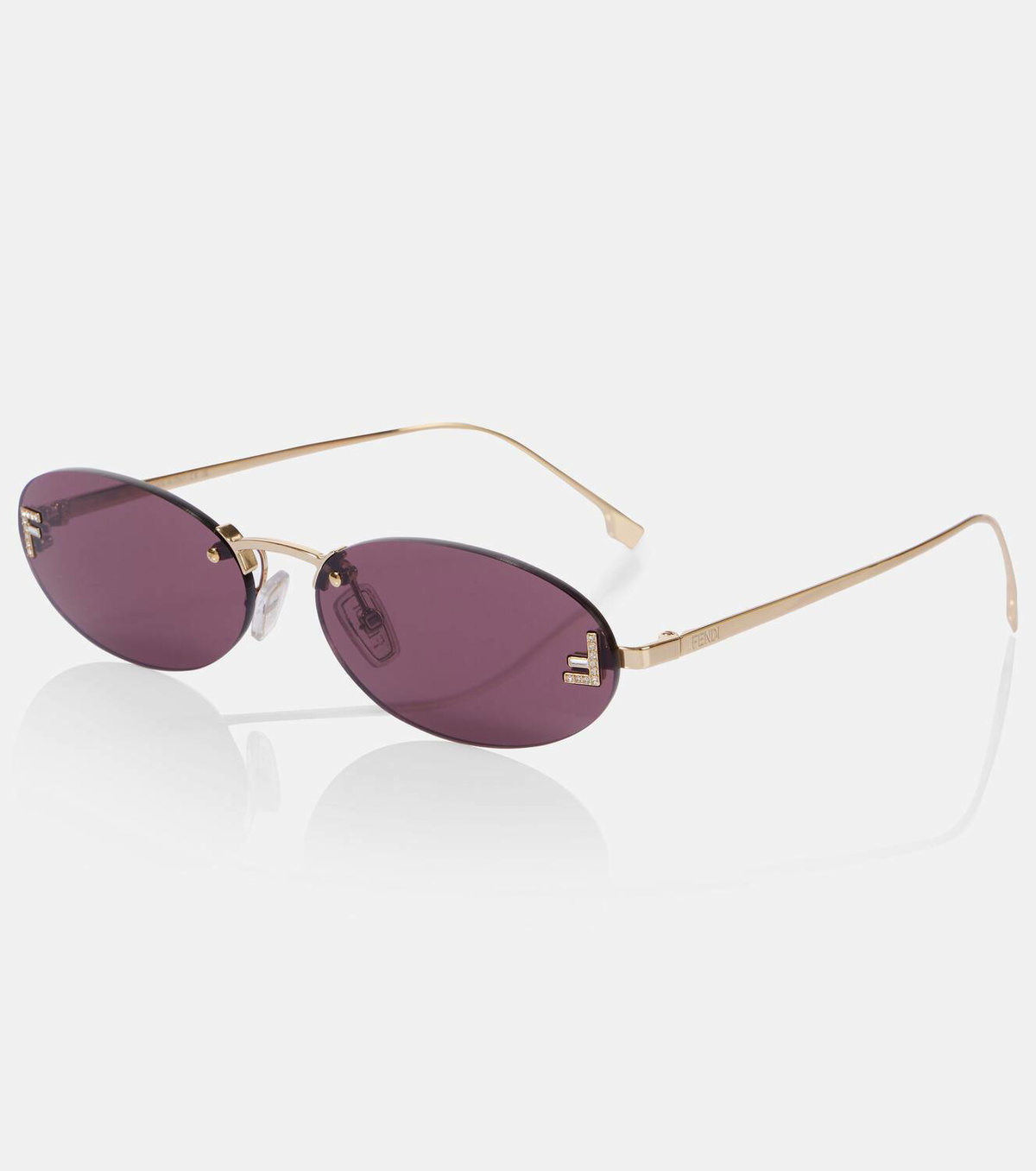 brand new purple and gold fendi sunglasses Brand New Authentic Fendi FF 0177/S Sunglasses QZHPE Violet  main image 2