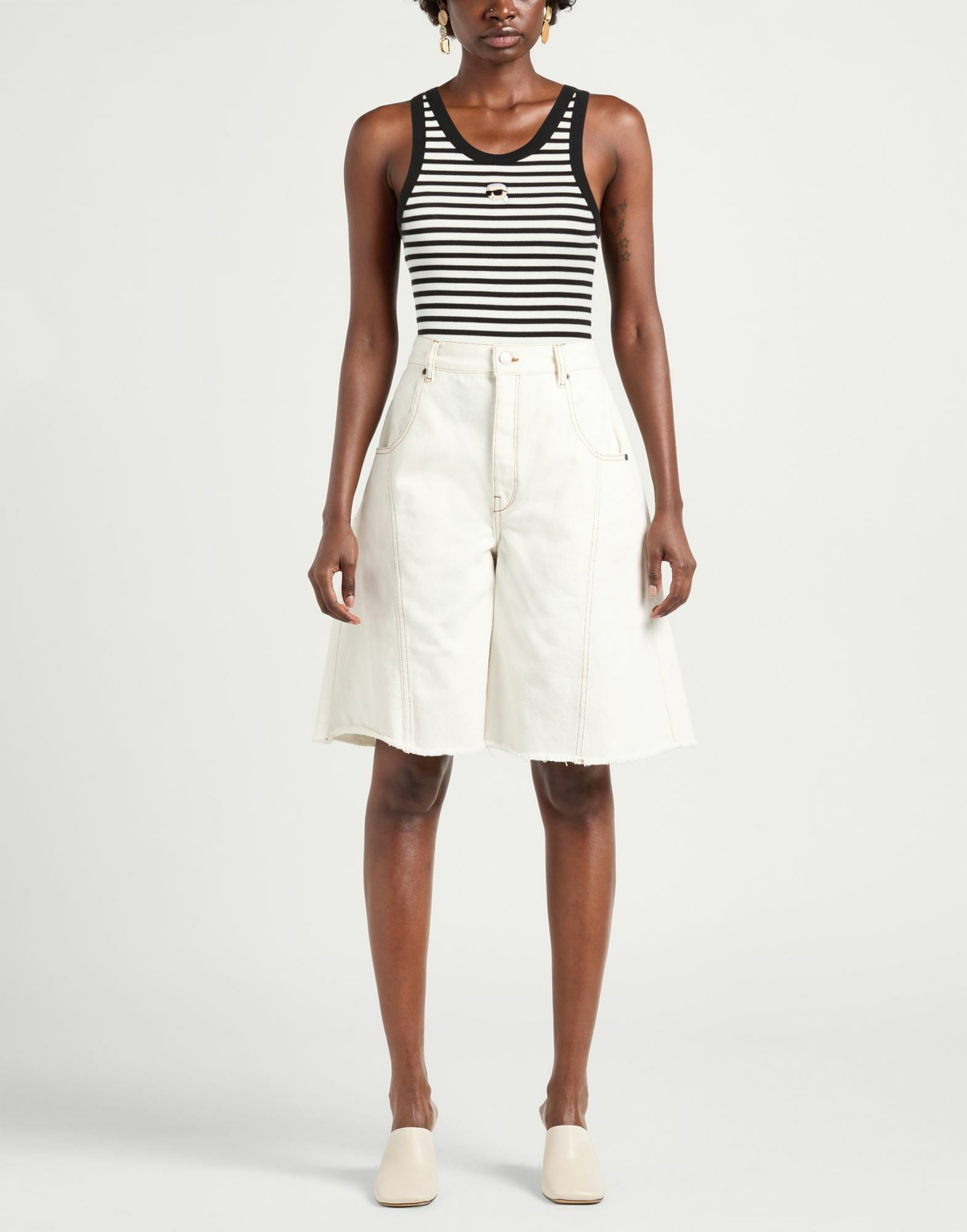 Karl Lagerfeld Womens Tank top in Black