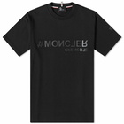 Moncler Grenoble Men's Logo T-Shirt in Black