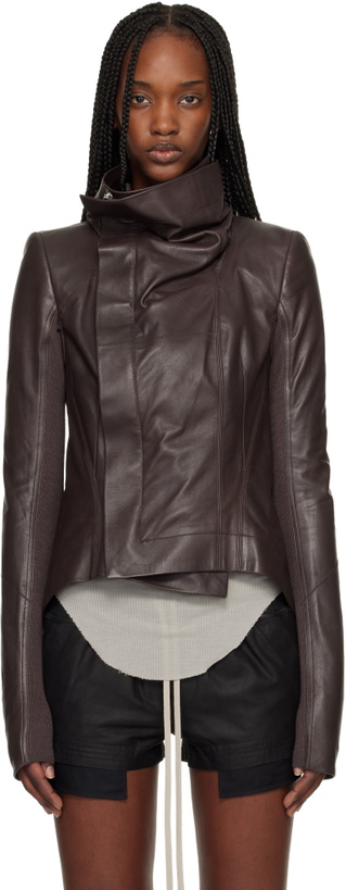 Photo: Rick Owens Brown Temple Naska Leather Jacket