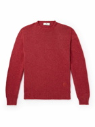 Etro - Logo-Embroidered Cashmere Sweater - Red