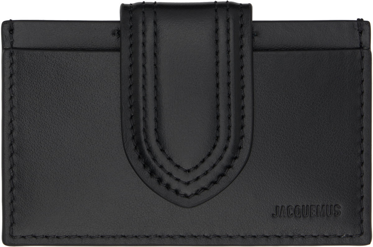 JACQUEMUS Black 'The Bambino' Card Holder
