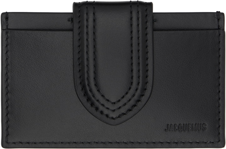 Photo: JACQUEMUS Black 'The Bambino' Card Holder