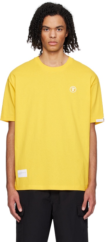 Photo: AAPE by A Bathing Ape Yellow Patch T-Shirt