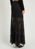 Rabanne Stretch-lace Maxi Skirt Black