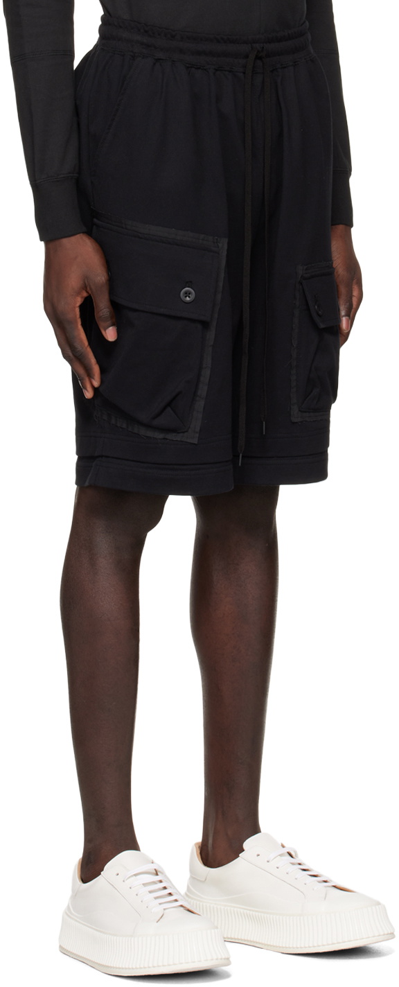 The Viridi-anne Black Baggy Shorts