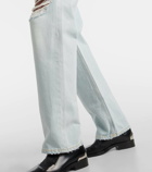 Re/Done Loose Long distressed straight jeans