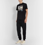 rag & bone - Printed Cotton-Jersey T-Shirt - Black