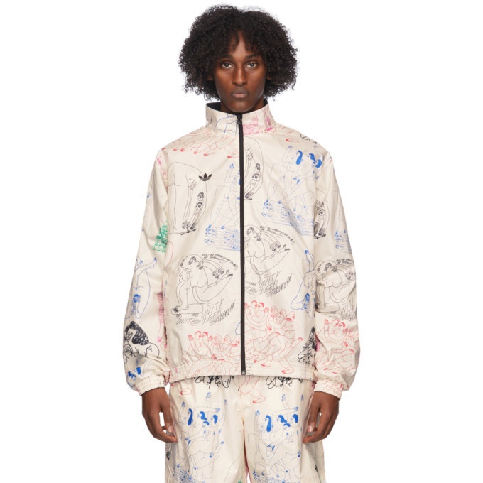 Photo: adidas Originals Reversible Off-White and Black Unity Edition Gender Neutral Jacket