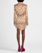 Jijil Womens Mini dress in Brown