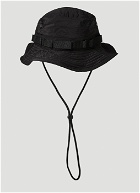 Quilted Bucket Hat in Black