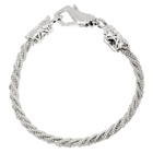 Emanuele Bicocchi Silver Braided Bracelet