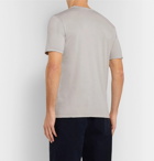 Aspesi - Garment-Dyed Cotton-Jersey T-Shirt - Gray