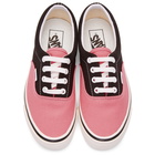 Vans Black and Pink Anaheim Factory Era 95 Dx Sneakers