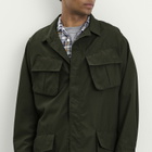 Beams Plus Men's Ripstop Fatique Jacket in Olive
