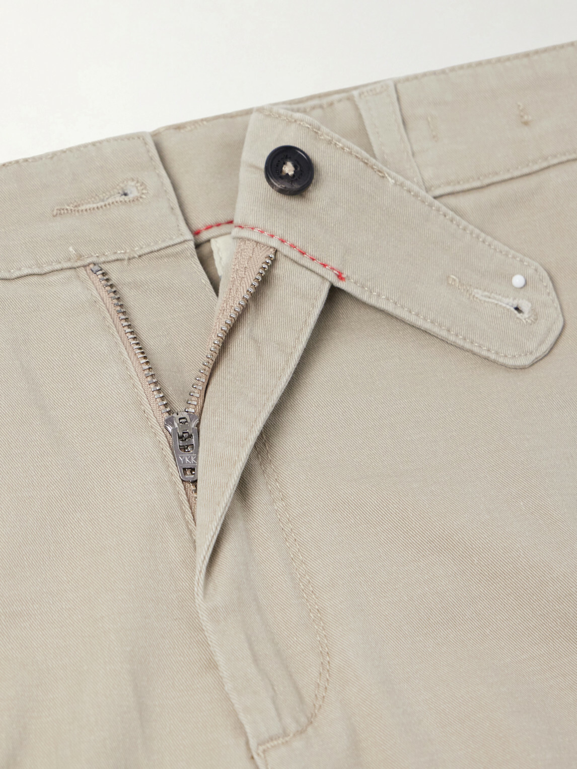 Massimo Alba - Winch Straight-Leg Cotton-Blend Twill Trousers - Neutrals