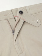Massimo Alba - Winch Straight-Leg Cotton-Blend Twill Trousers - Neutrals