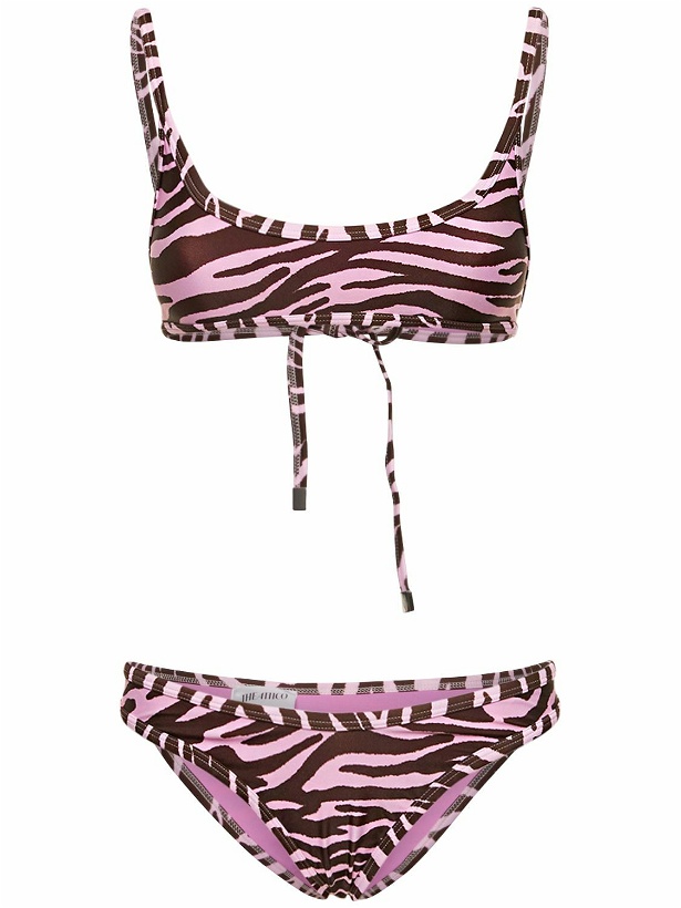 Photo: THE ATTICO Zebra Printed Bikini