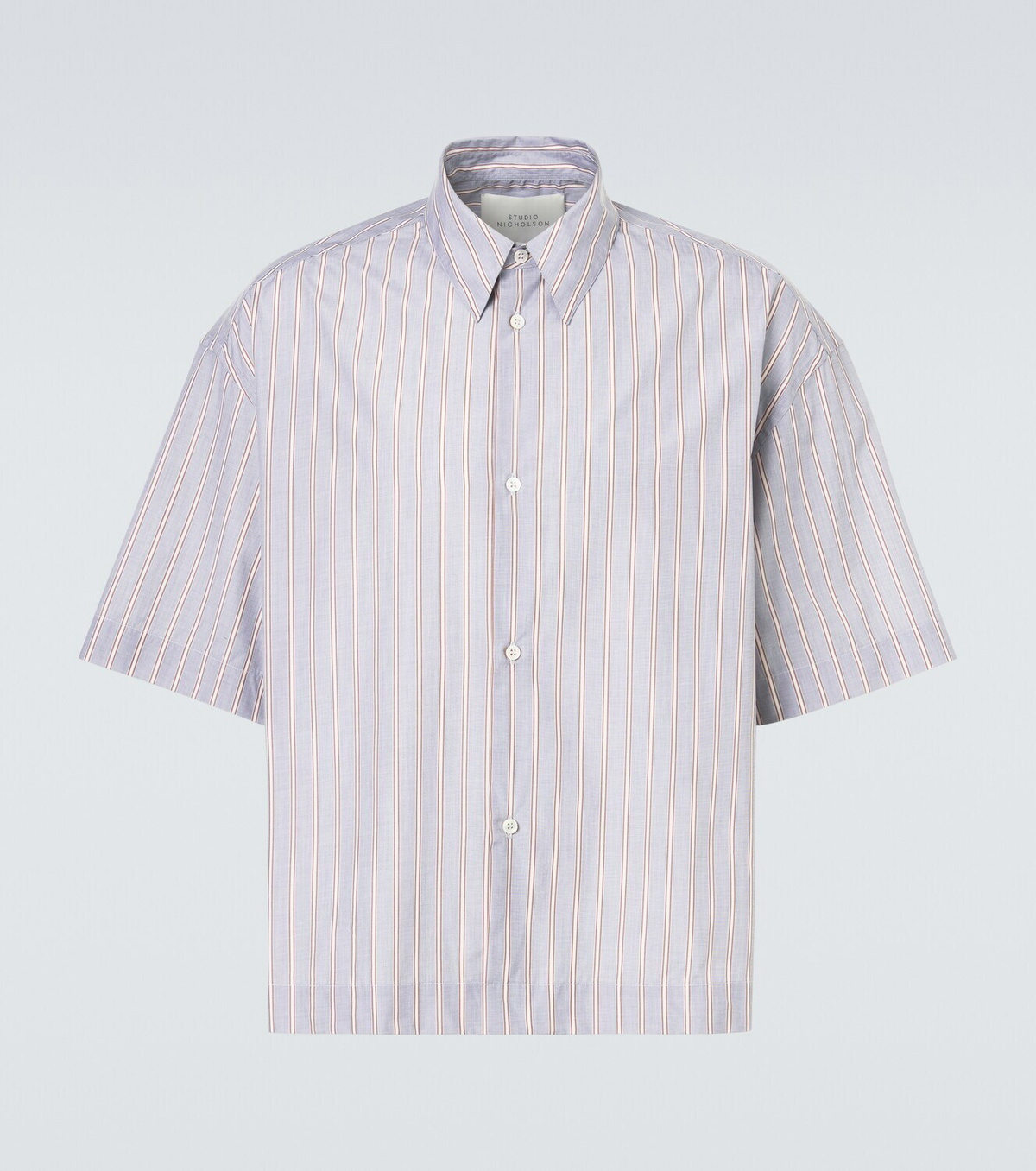 Studio Nicholson Sanko striped cotton shirt