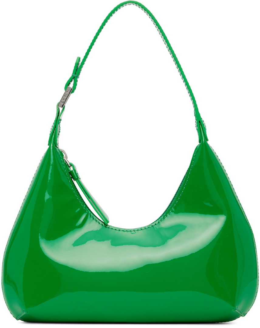 BY FAR Green Baby Amber Shoulder Bag By Far