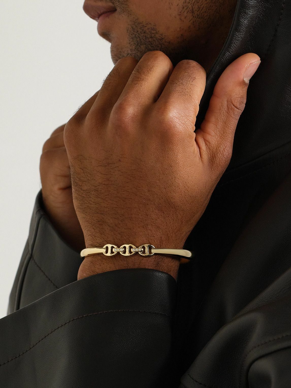 HOORSENBUHS - Sirkel 18-Karat Gold Diamond Bracelet - Gold