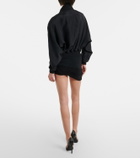 Gucci Draped crêpe jersey shorts