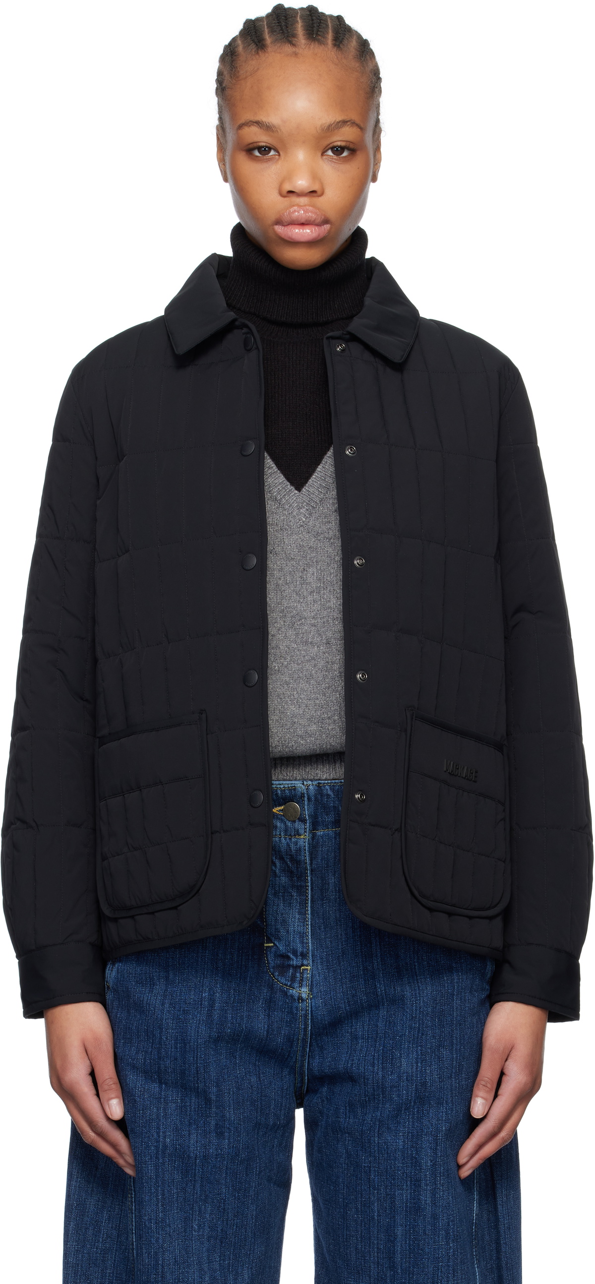 MACKAGE Black Dulcia Down Jacket