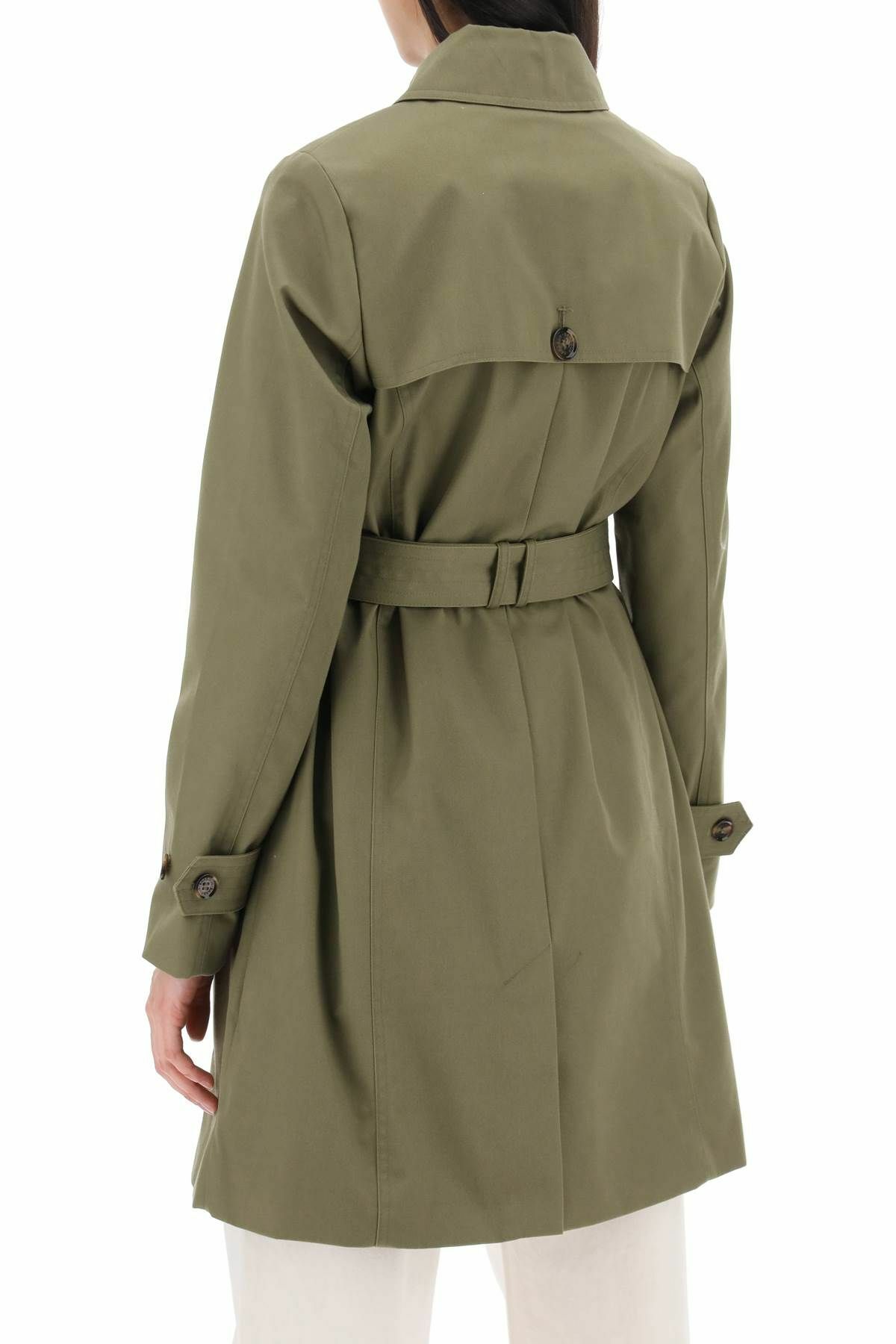Iconic Double Breasted Trench Coat British Khaki
