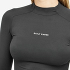 Daily Paper Women's Long Sleeve Esosa T-Shirt in Black