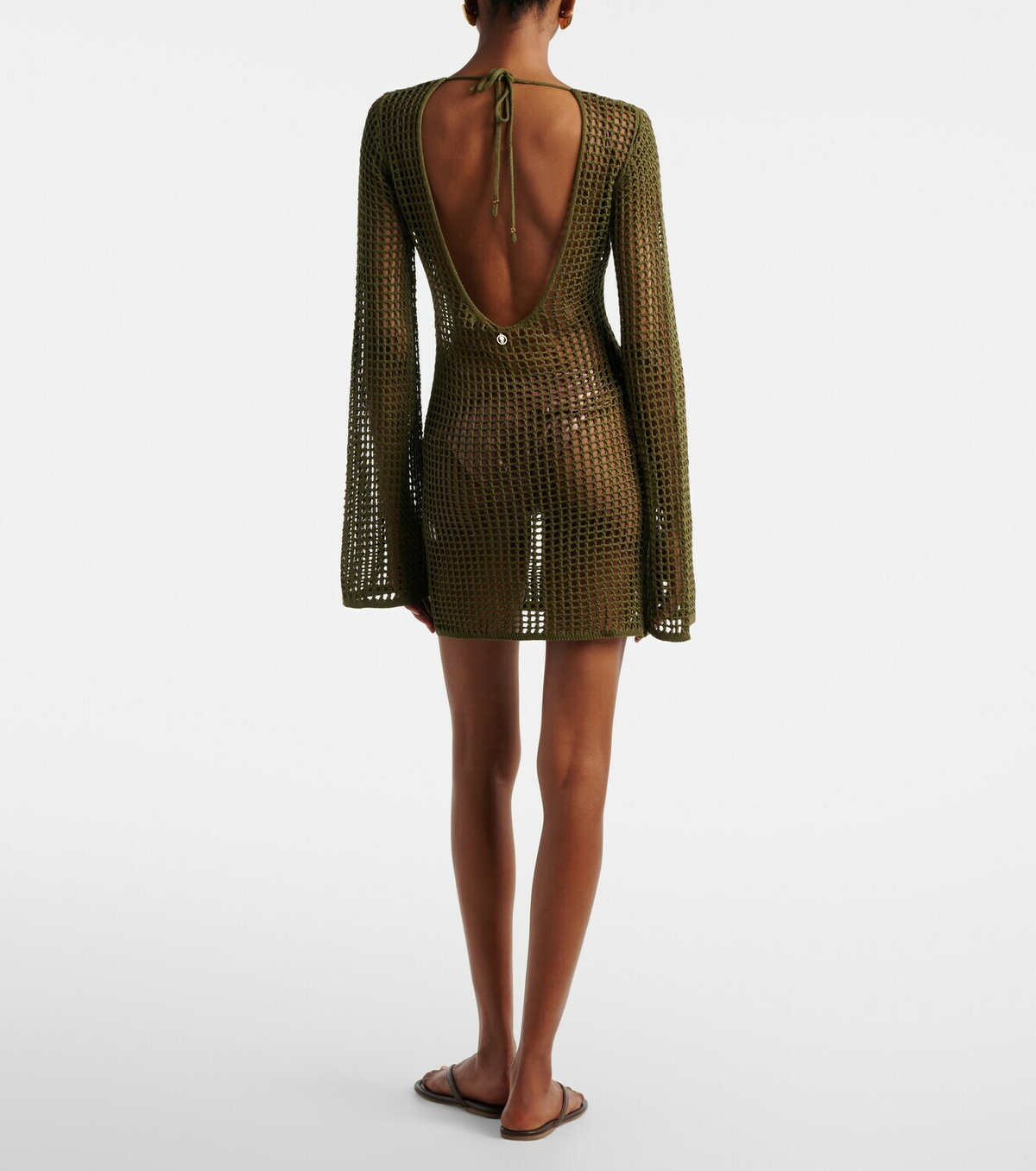 Bananhot Serena open-knit minidress