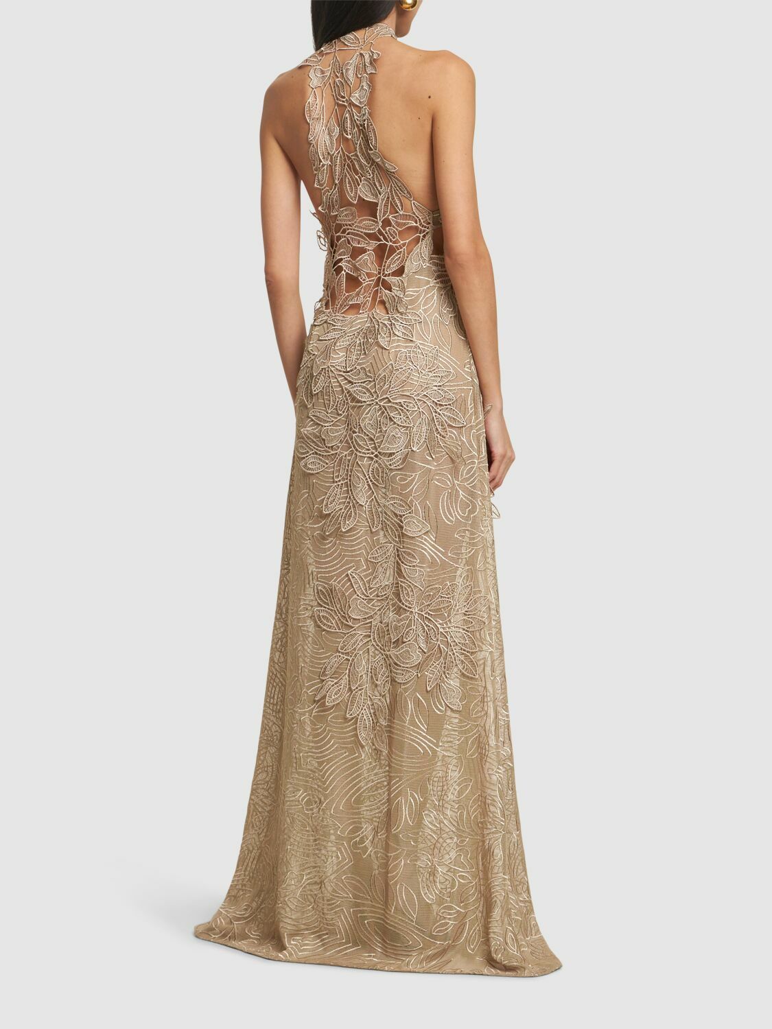 ALBERTA FERRETTI Sleeveless Lace Long Dress Alberta Ferretti ALBERTA FERRETTI Sleeveless Lace Long Dress Alberta Ferretti