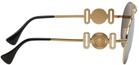 Versace Gold Medusa Biggie Aviator Sunglasses