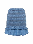MARANT ETOILE Dorela Cotton Denim Mini Skirt