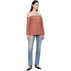MM6 Maison Margiela Blue Straight-Leg Jeans