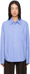 Recto Blue Gigo Oversized Shirt