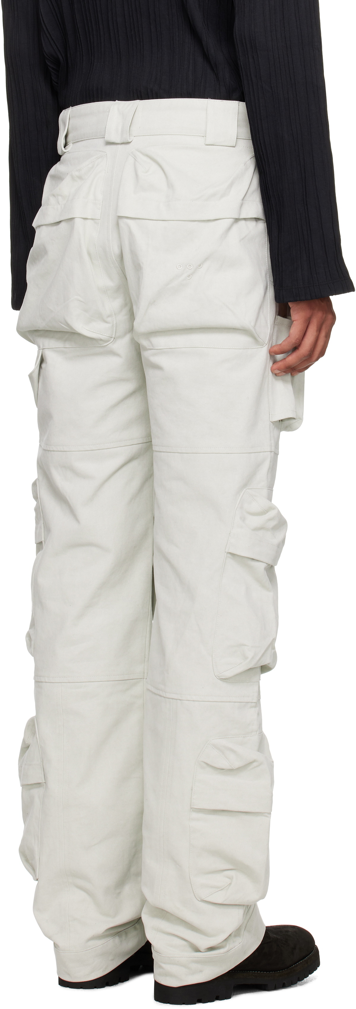 Tondolo Gray Multi Pocket Cargo Pants