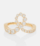 Sophie Bille Brahe - Grand Ensemble Ruban 18kt yellow gold ring with diamonds