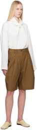 Studio Nicholson Tan Cito Shorts